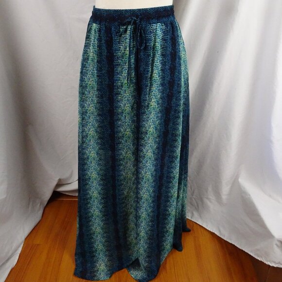 Worthington Women Snake Skin Print Skirt Size Petite M - Picture 1 of 9